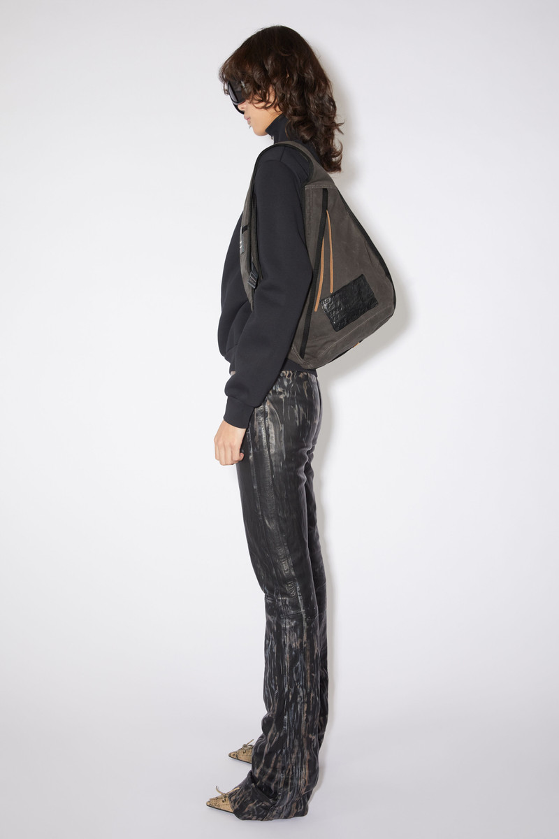 Acne Studios Sling backpack - Grey/black outlook