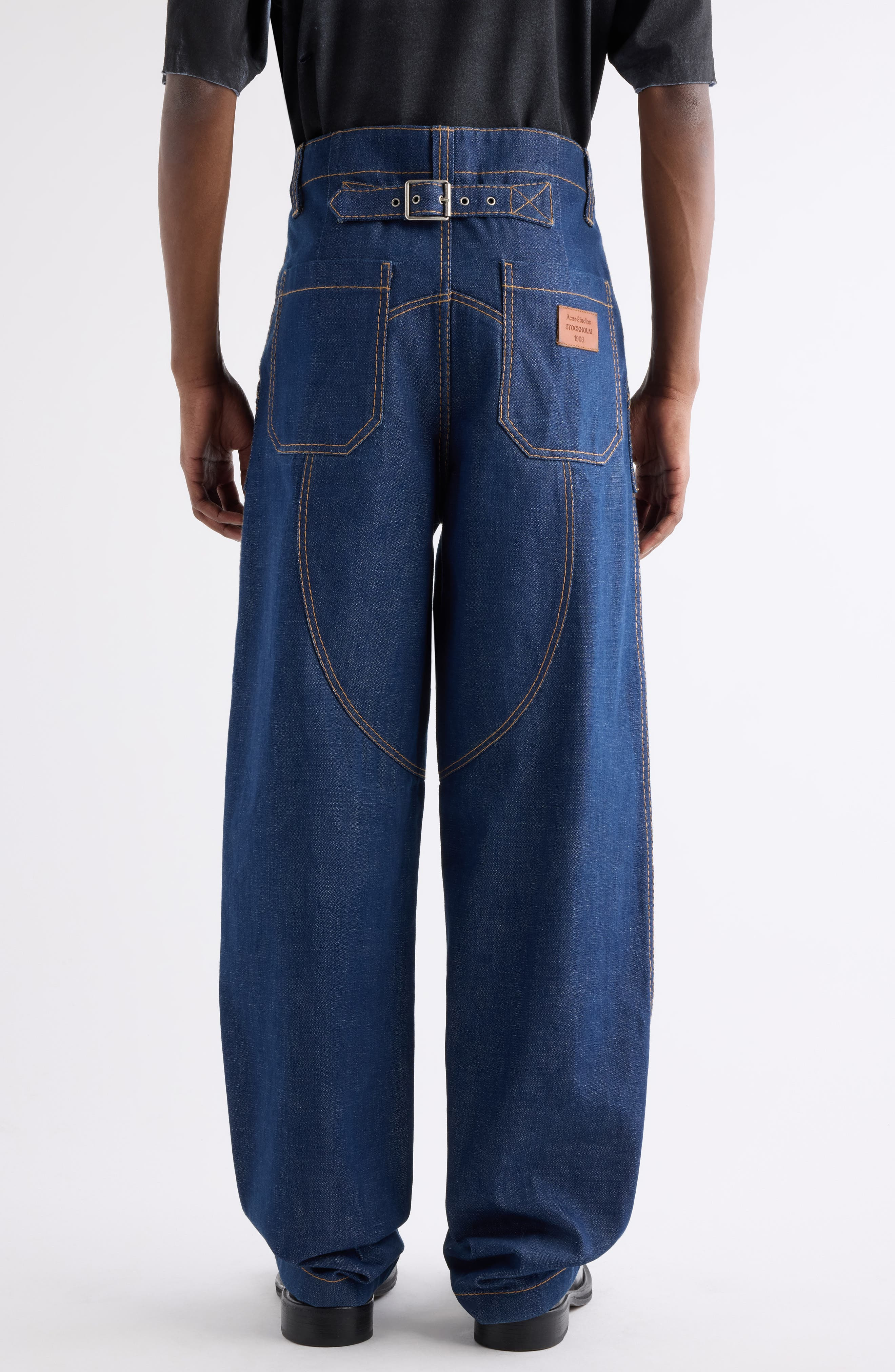 Acne Studios Prino Jeans in Indigo Blue at Nordstrom - 3