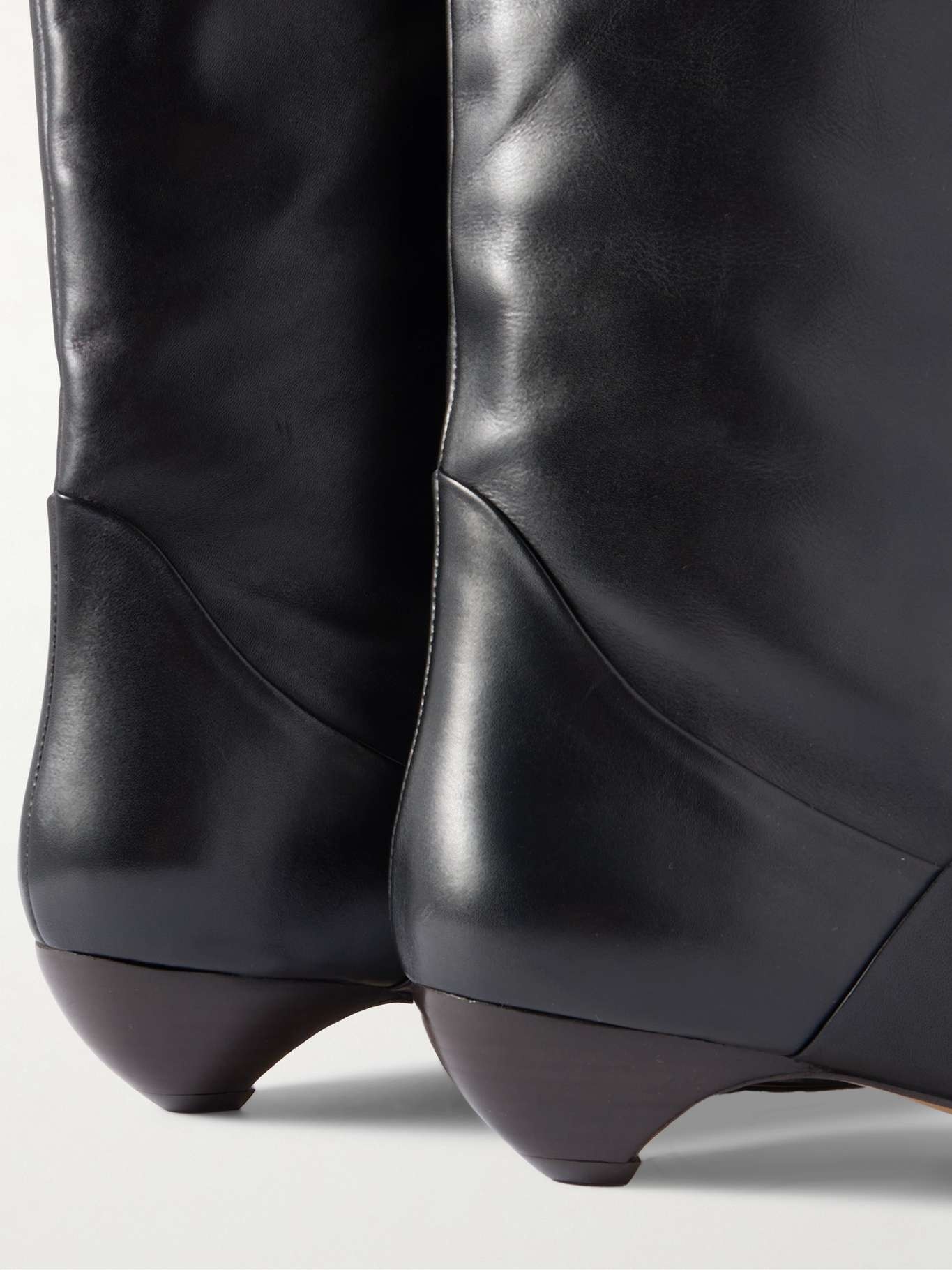 Allegra leather knee boots - 4