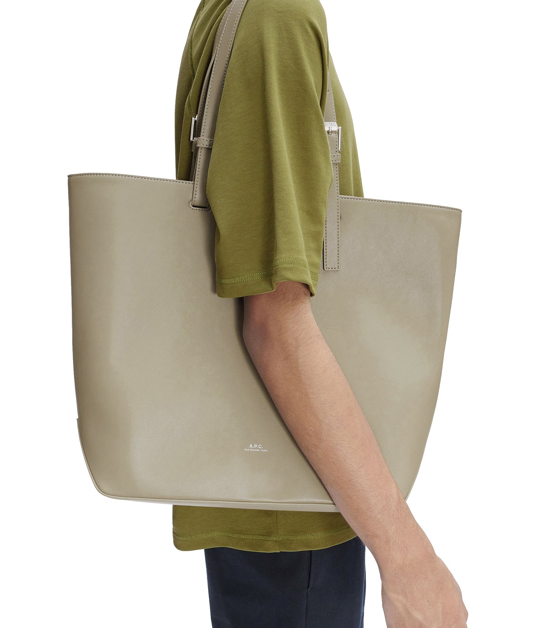 【 Takuma】A.P.C CABAS NINO SMALL Nino Small shopper tote | Small shopper tote in recycled