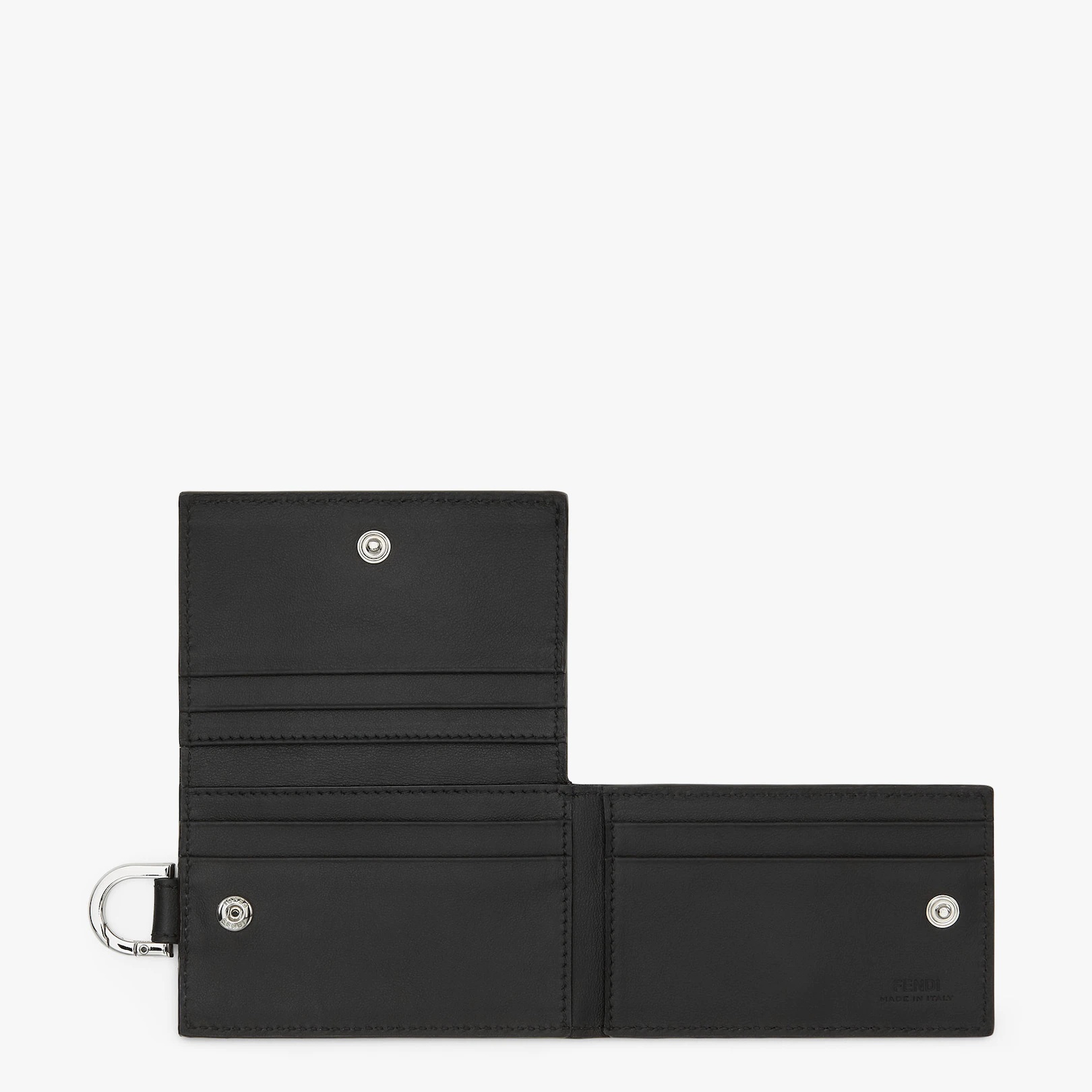 Light blue leather card holder 3