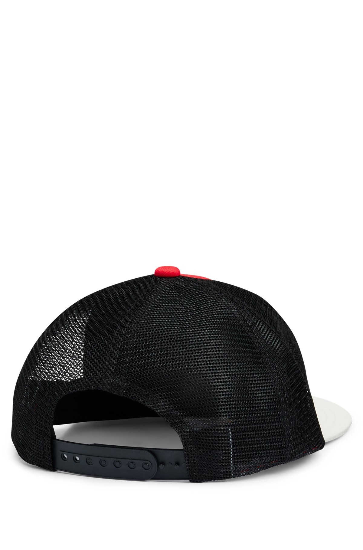 TRUCKER CAP IN COTTON TWILL WITH RACING-INSPIRED DETAILS - 3