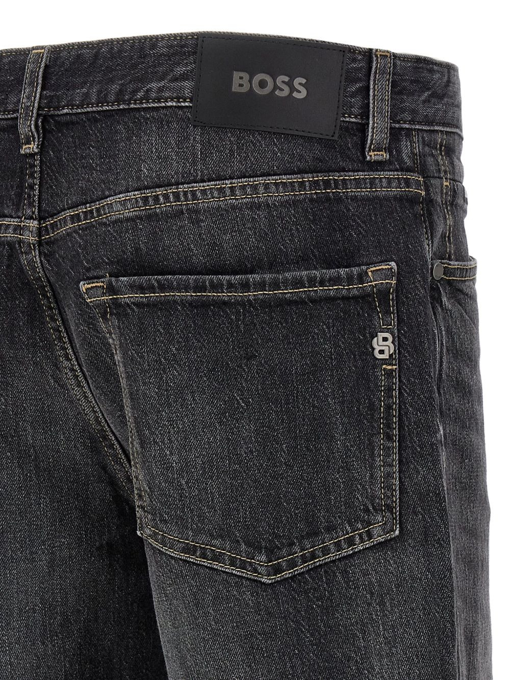logo-patch jeans - 4