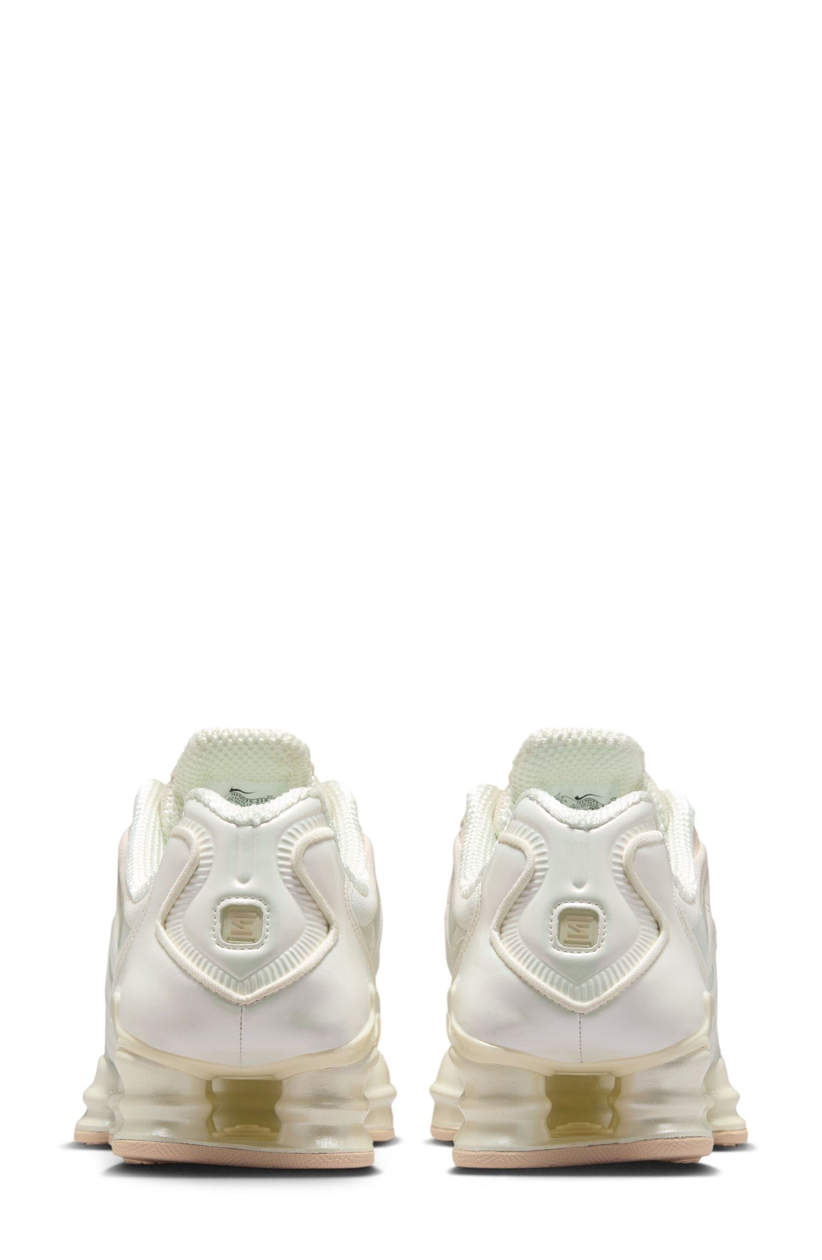 Nike Shox TL Sneaker in Pearl White/Soft Pearl/Pink at Nordstrom - 5