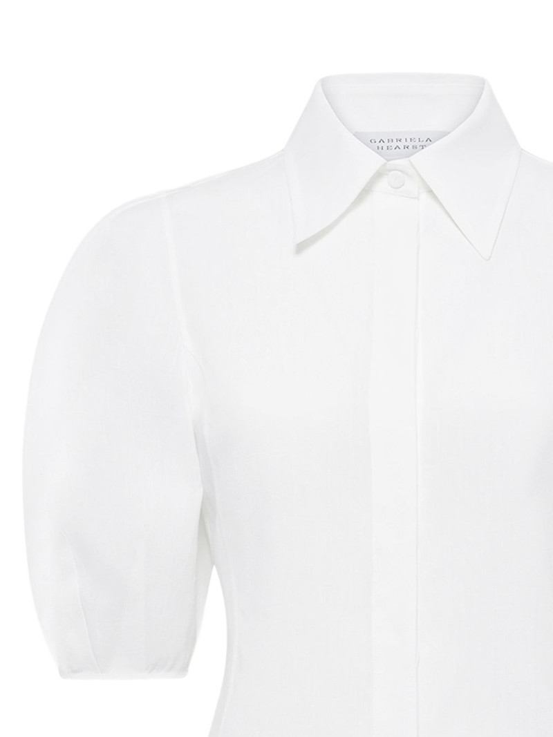 GABRIELA HEARST Sansi puff-sleeve shirt outlook