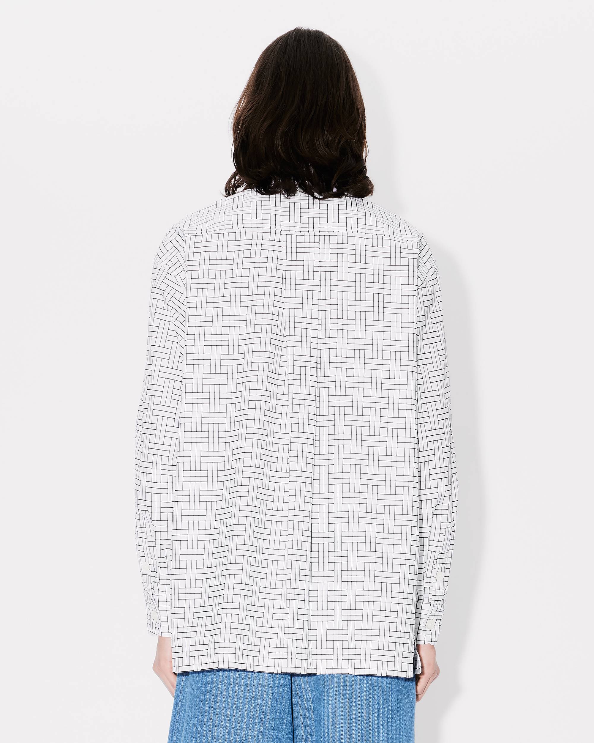 'KENZO Weave' oversized shirt - 4