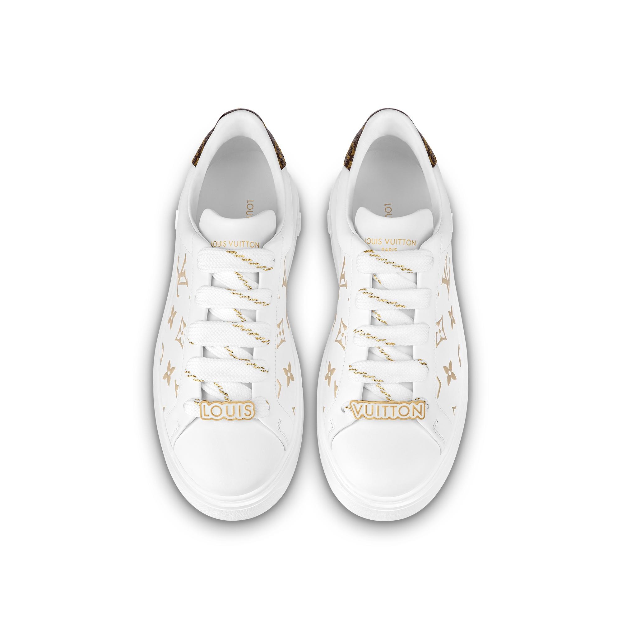 ゴールドカラー★ユニセックス【Loius Vuitton】Time OUT GOLD Louis Vuitton White & Gold Transparent Time-Out Womens