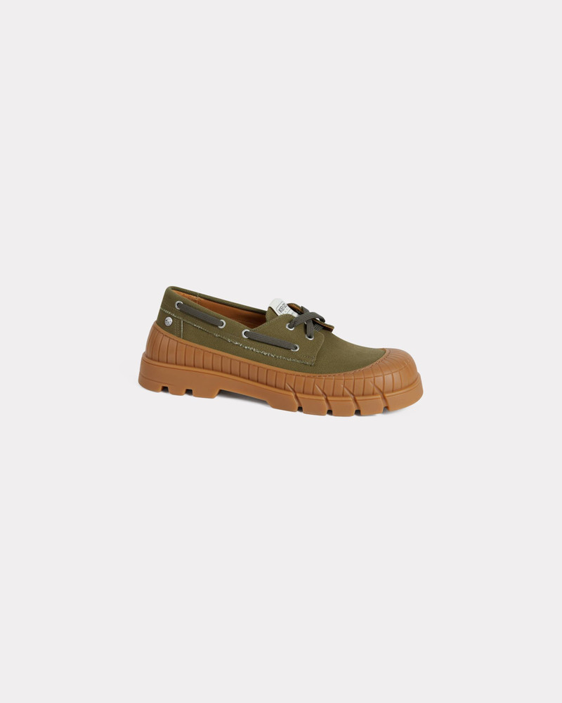 'KENZO-Gobi' boat shoes in canvas - 1