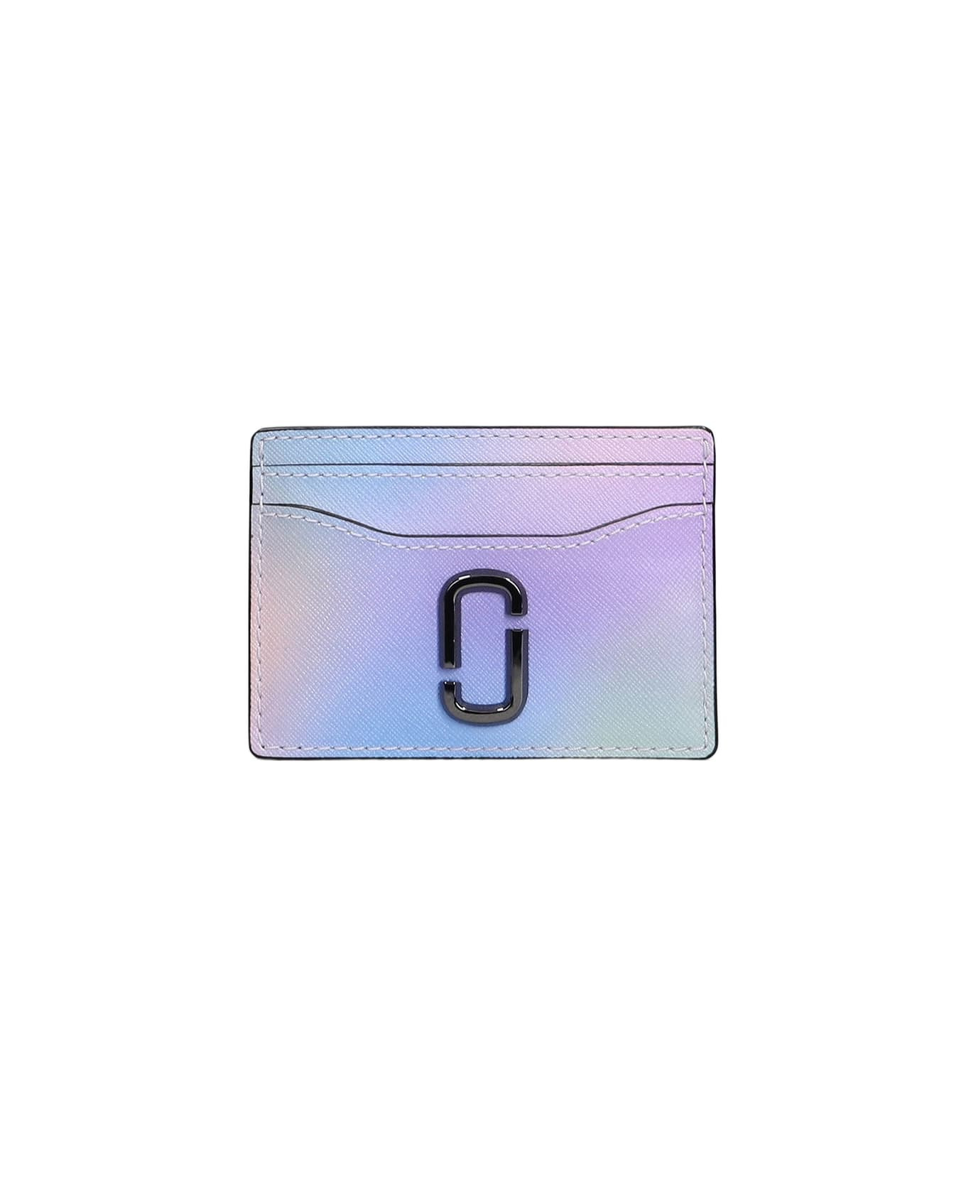 The Card Case Wallet In Multicolor Leather - 1