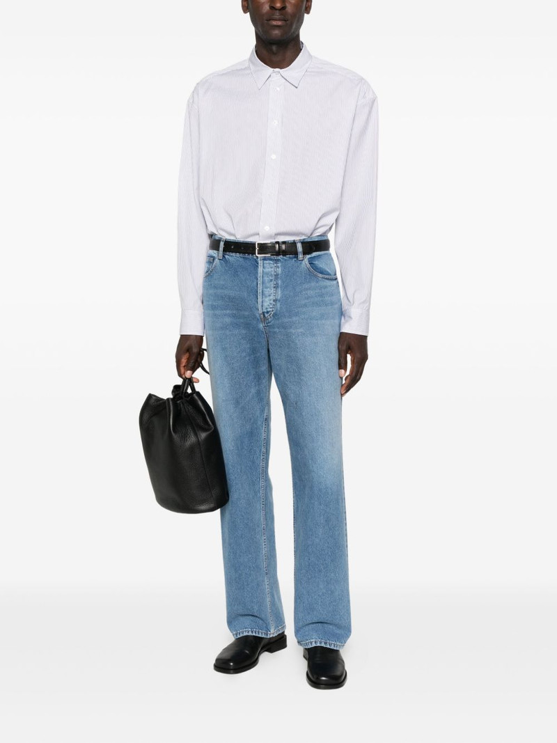 The Row Miller striped long-sleeve shirt outlook