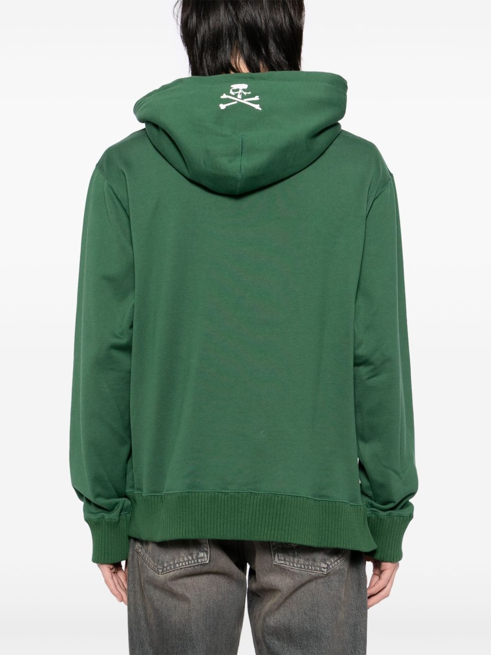 logo-embroidered hoodie - 4
