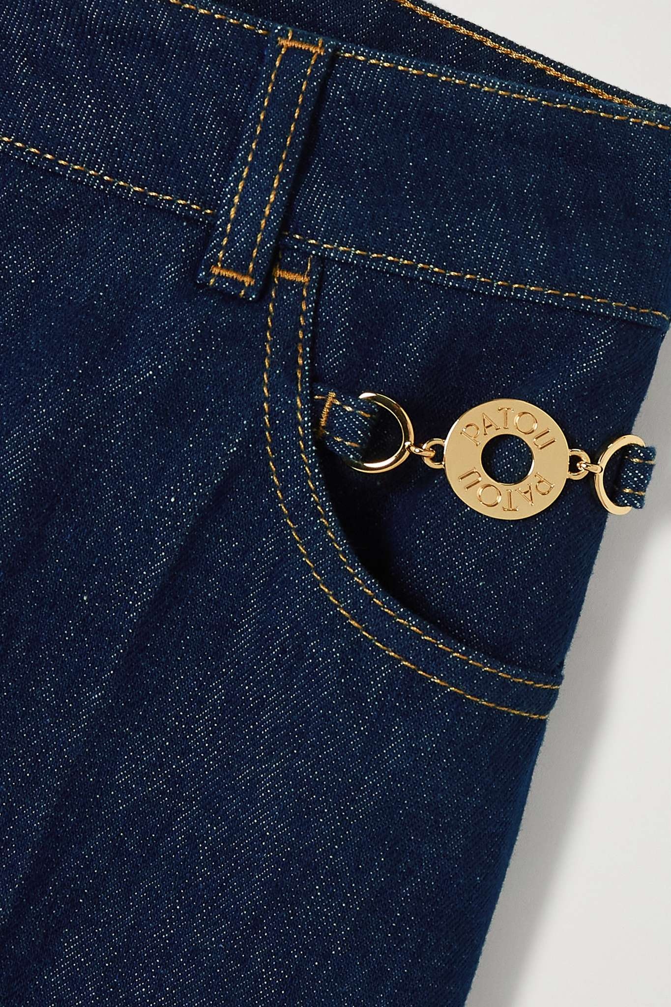 Cropped high-rise straight-leg jeans - 7