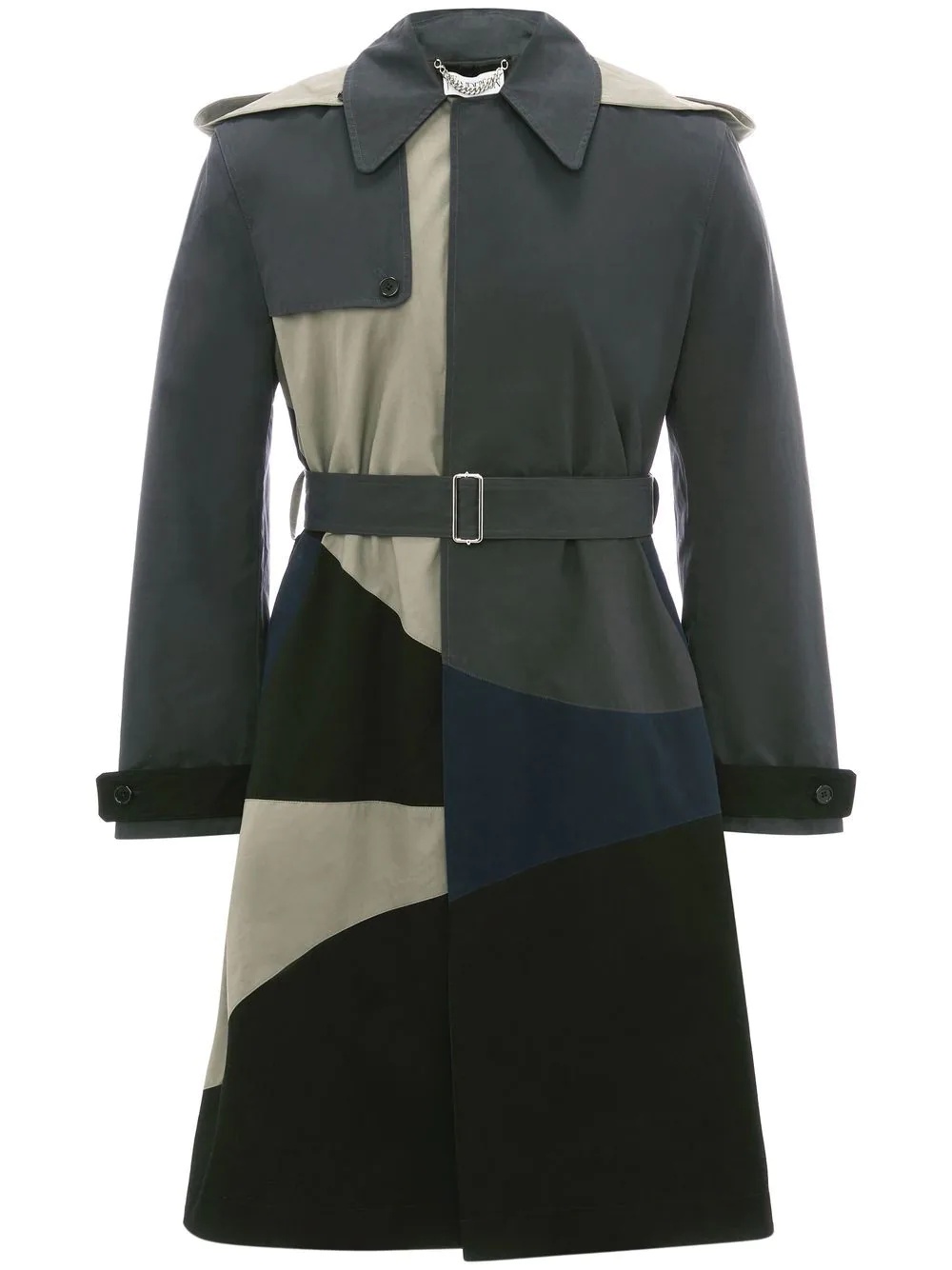 multi-panel trench coat - 1