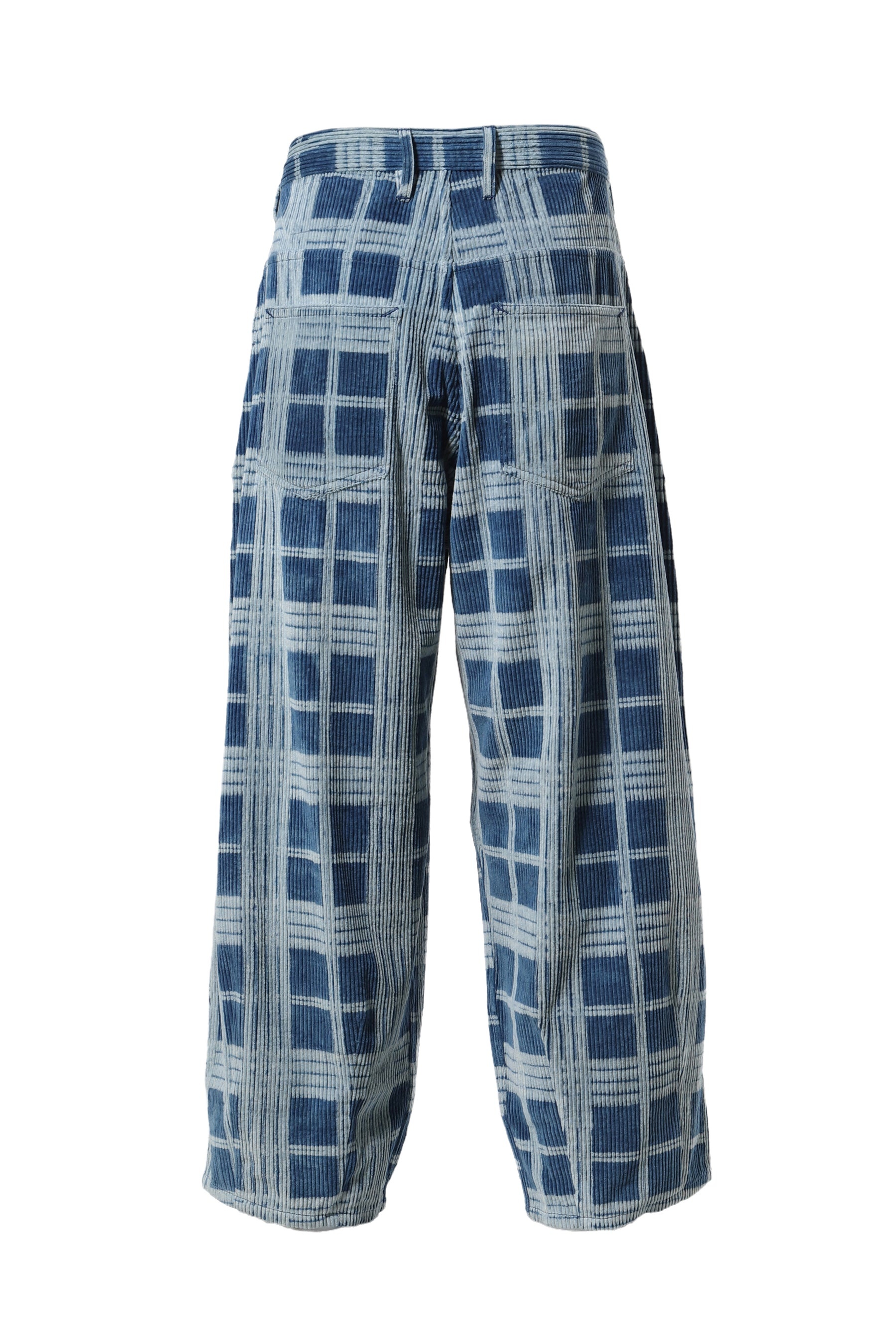 LUSH PANTS / INDIGO CHECK CORDUROY - 2