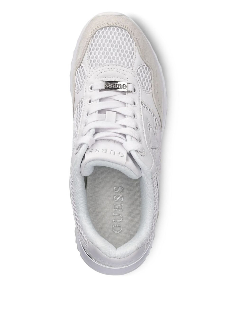 mesh-panelled platform sneakers 4