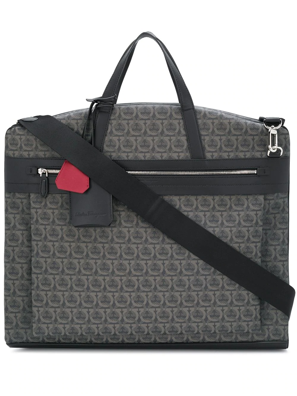 Gancini pattern holdall - 1