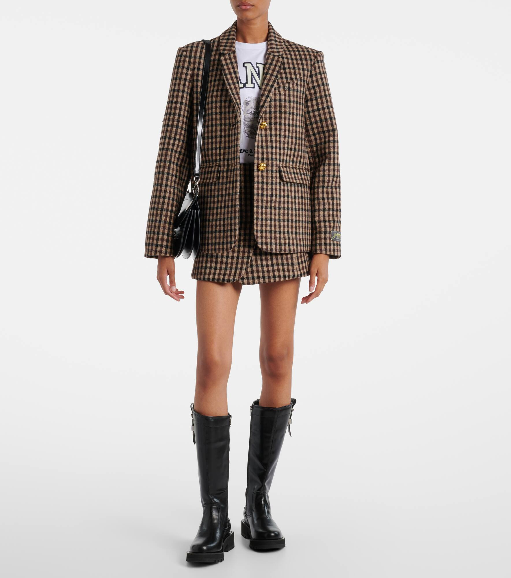 Studs knee-high boots - 3