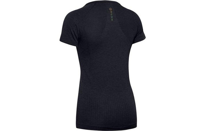 Under Armour (WMNS) Under Armour RUSH Seamless Short Sleeve Black 1351602-001 outlook