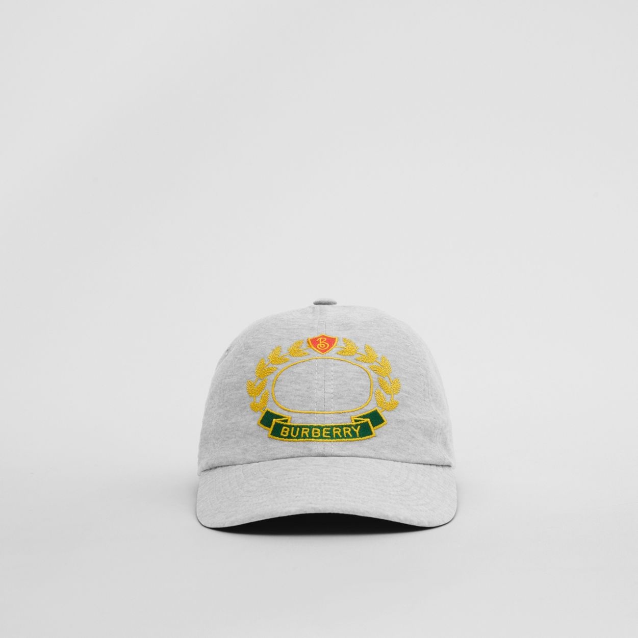 Oak Leaf Crest Cotton Jersey Baseball Cap - 1