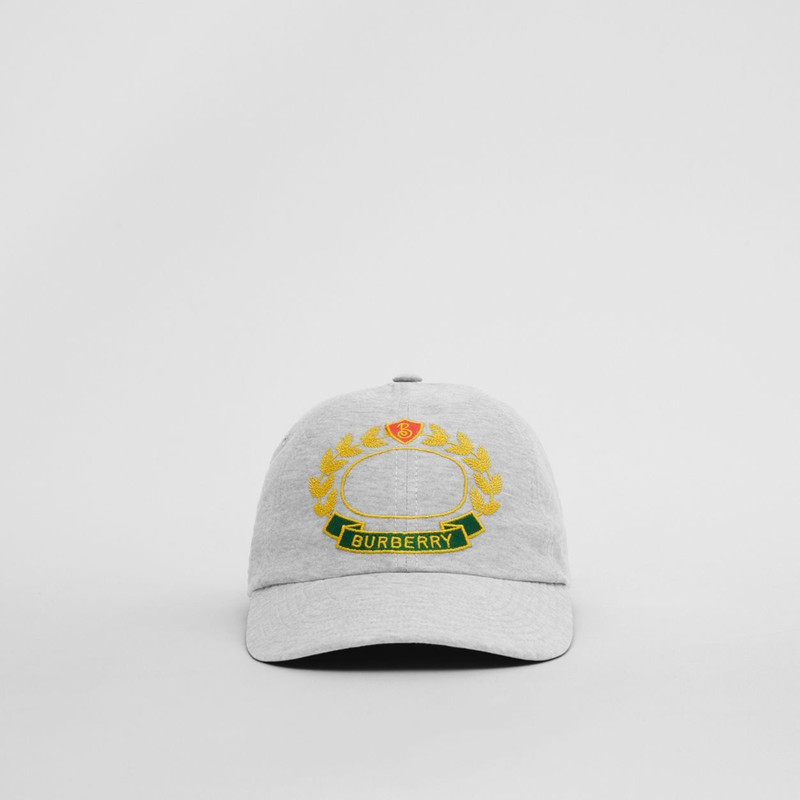 Oak Leaf Crest Cotton Jersey Baseball Cap 1