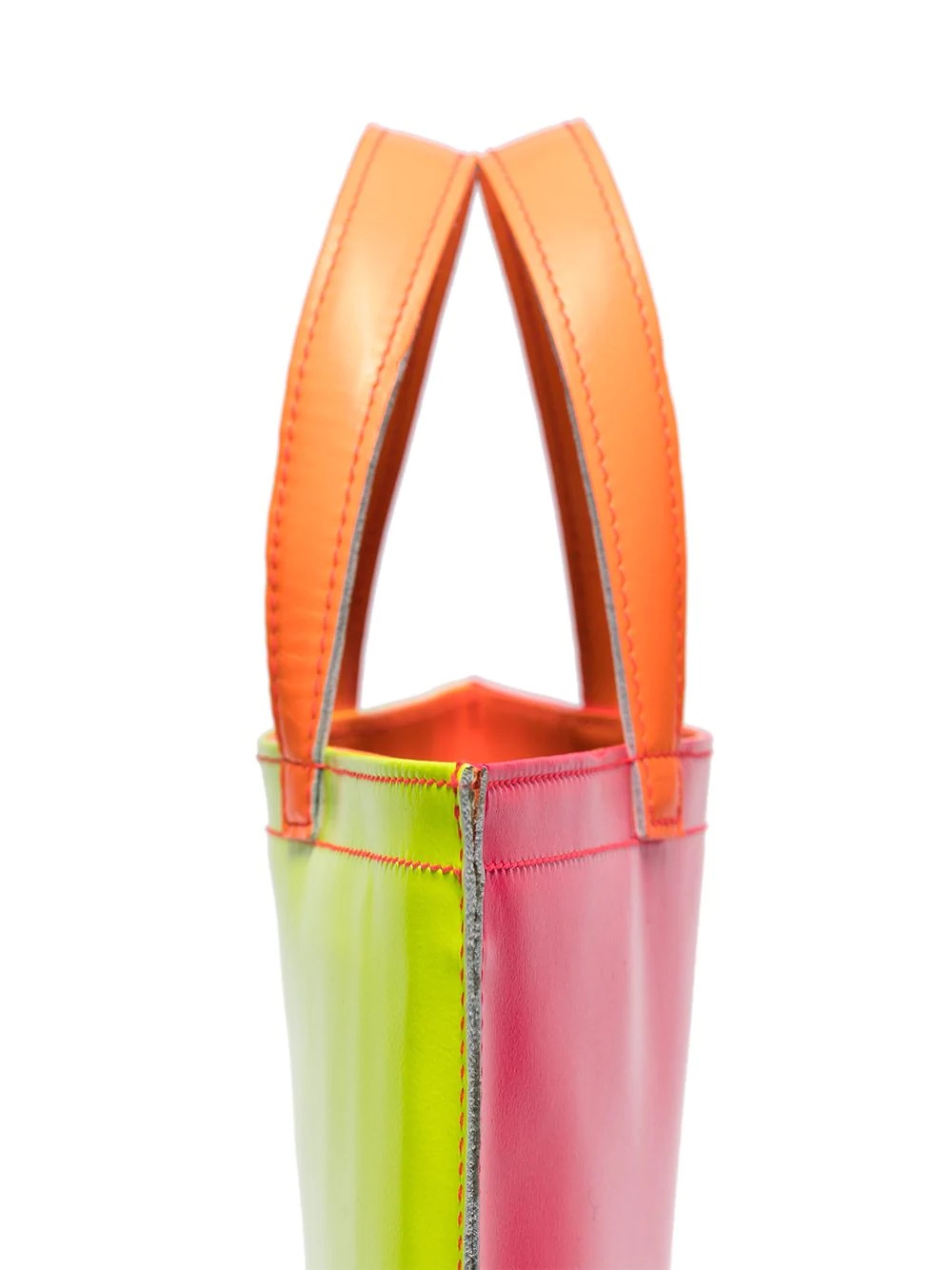 colour-block square tote bag - 5