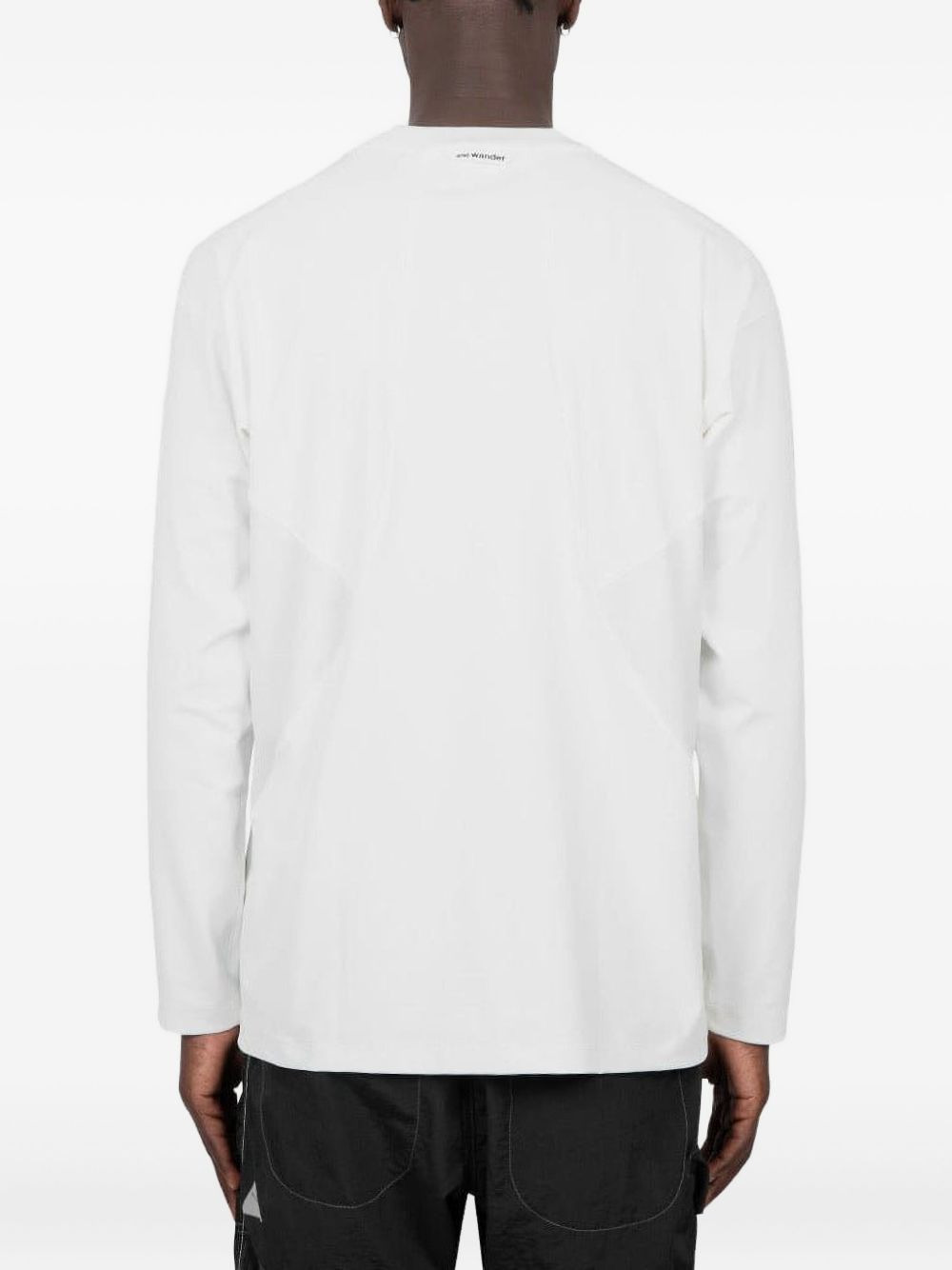 logo-triangle long-sleeve T-shirt - 3