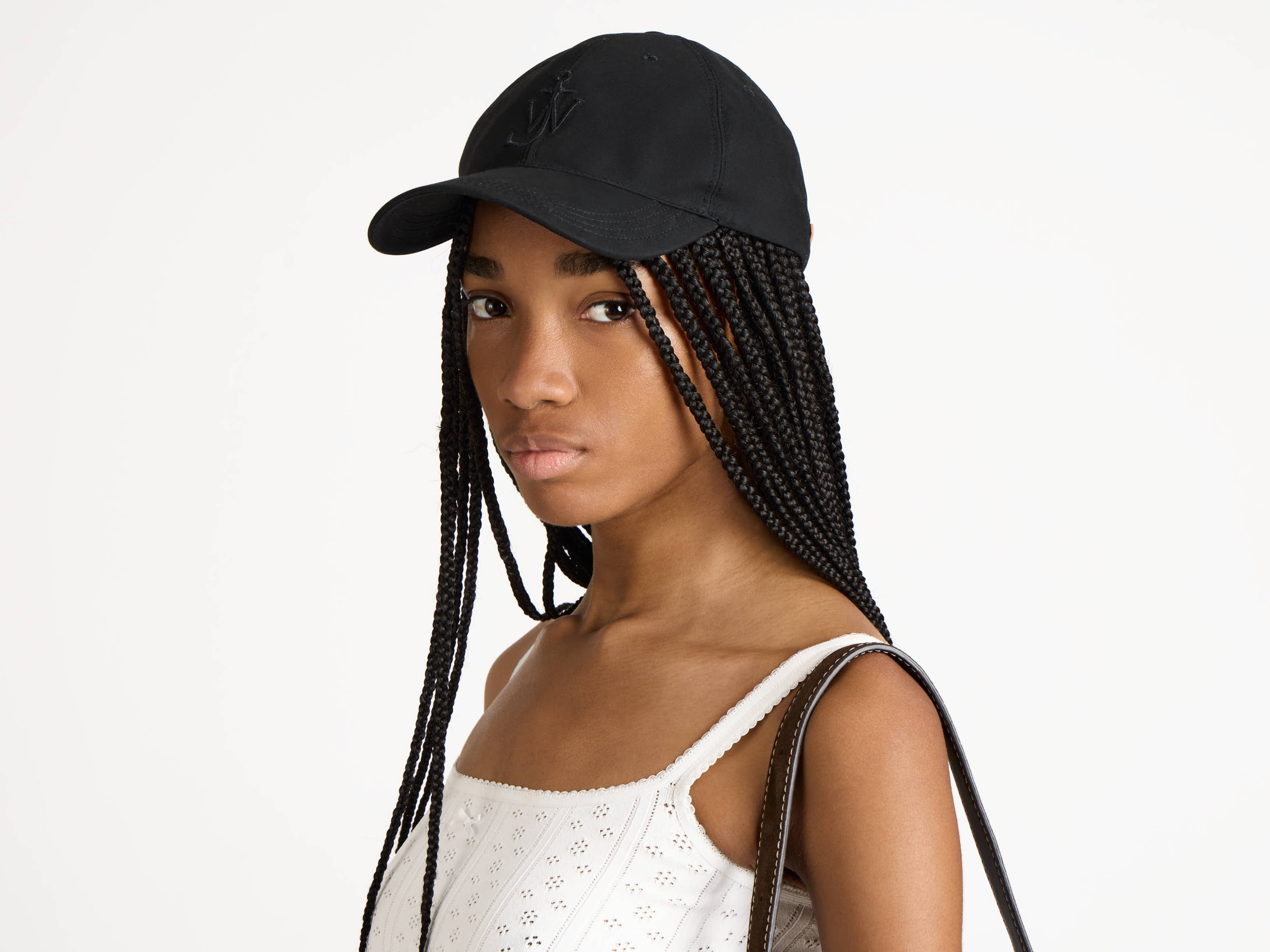 WAXED COTTON BASEBALL CAP IN BLACK - 2