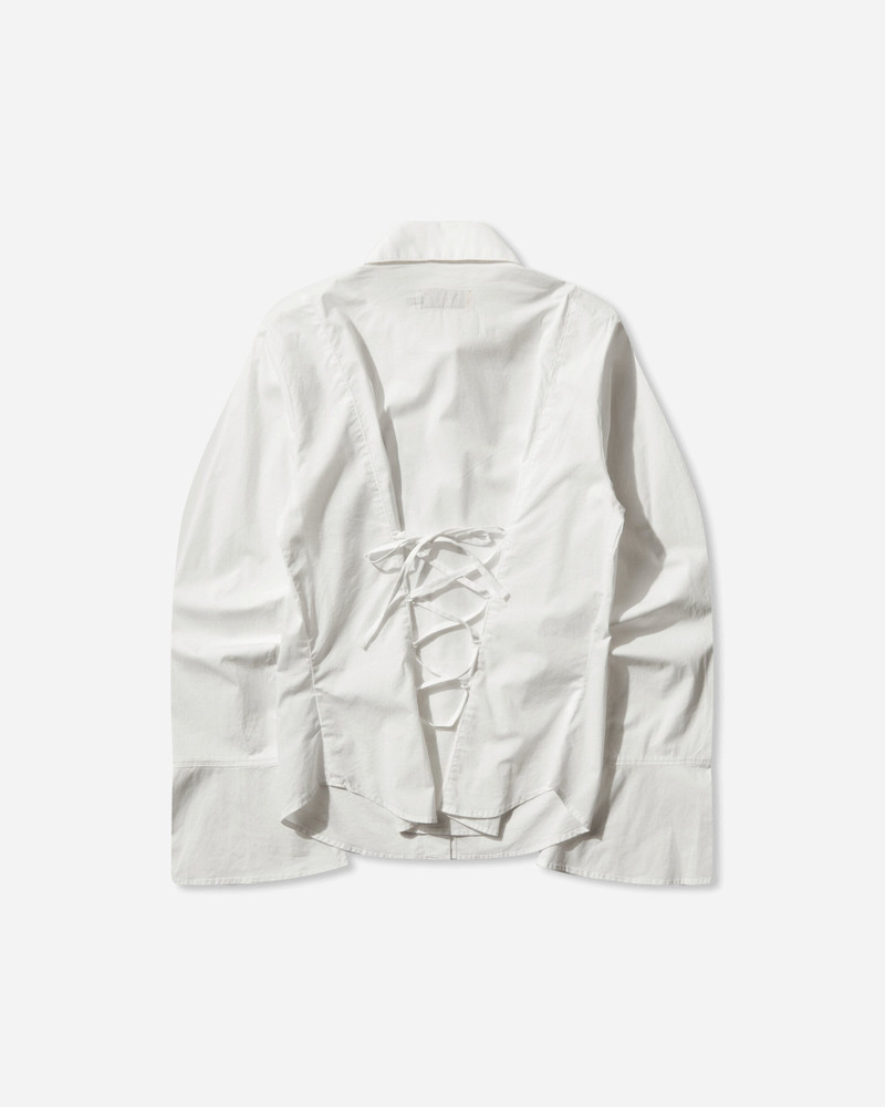 Hysteric Glamour Women's Hysteric Spider Lace-Up Frill Cuff Blouse White outlook