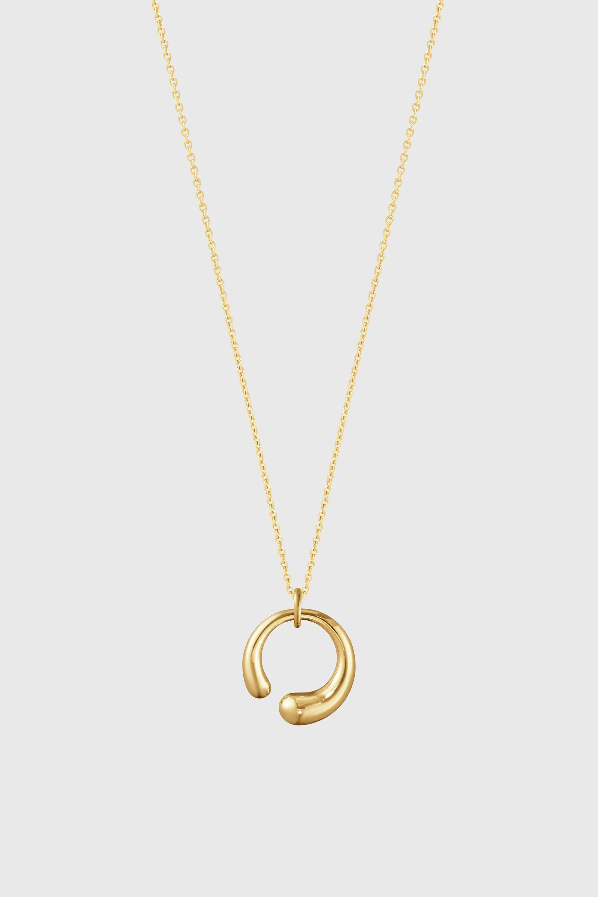 18k Yellow Gold Mercy Pendant Necklace - 1