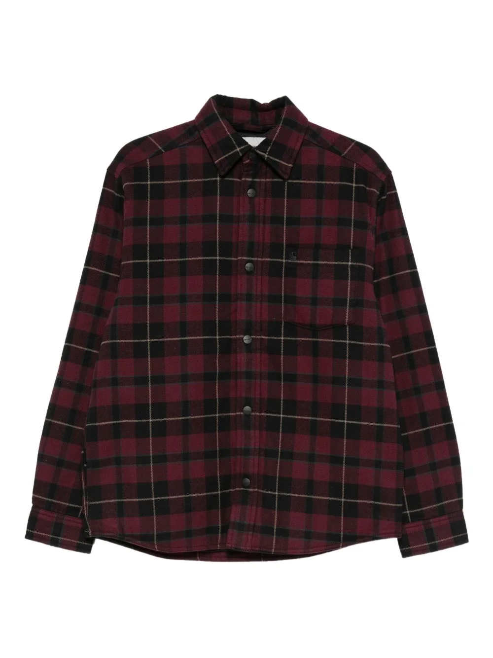 checked buttoned jacket - 1