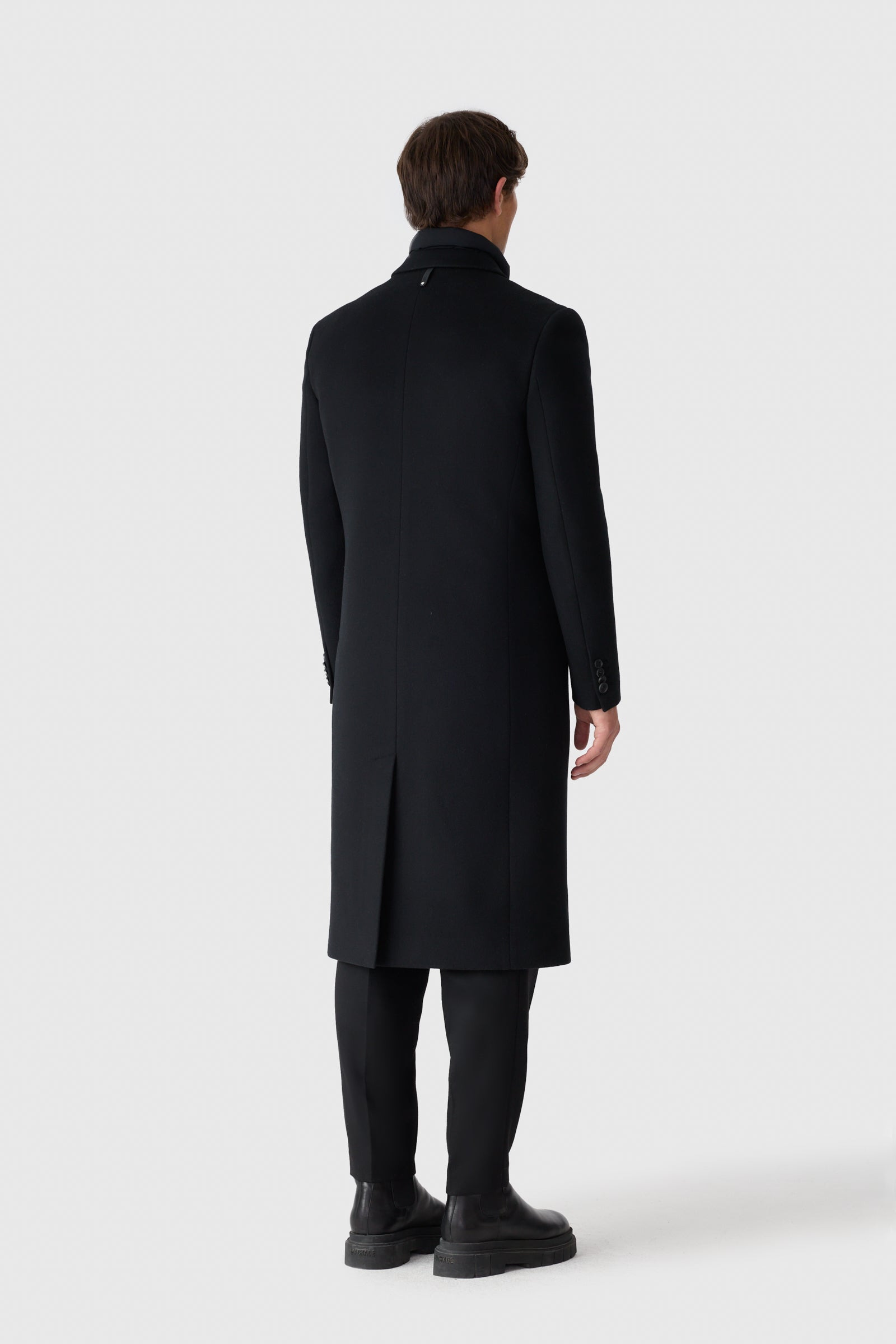 SKAI-LG 2-in-1 Wool Coat With Removable Down Liner - 4