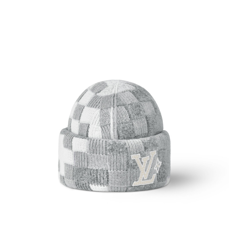 LV Crush Damoflage Pearls Beanie 1