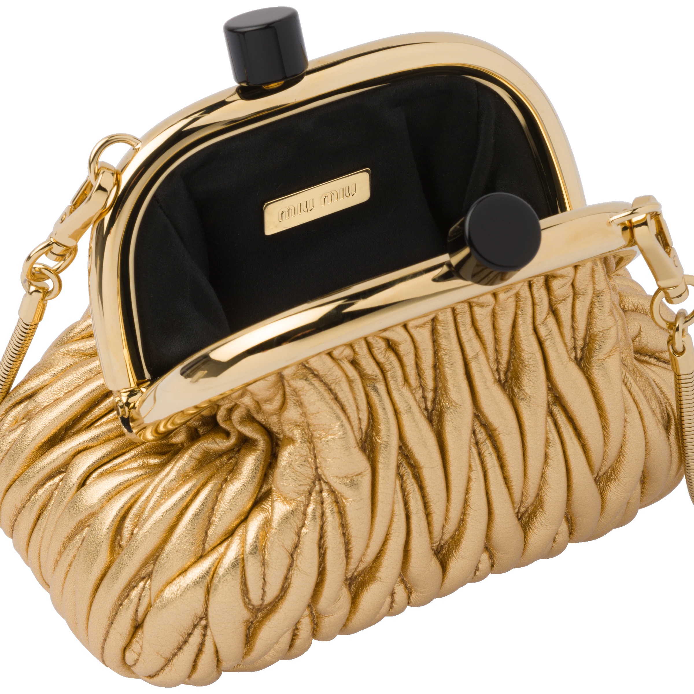 Miu Belle nappa leather mini-bag - 7