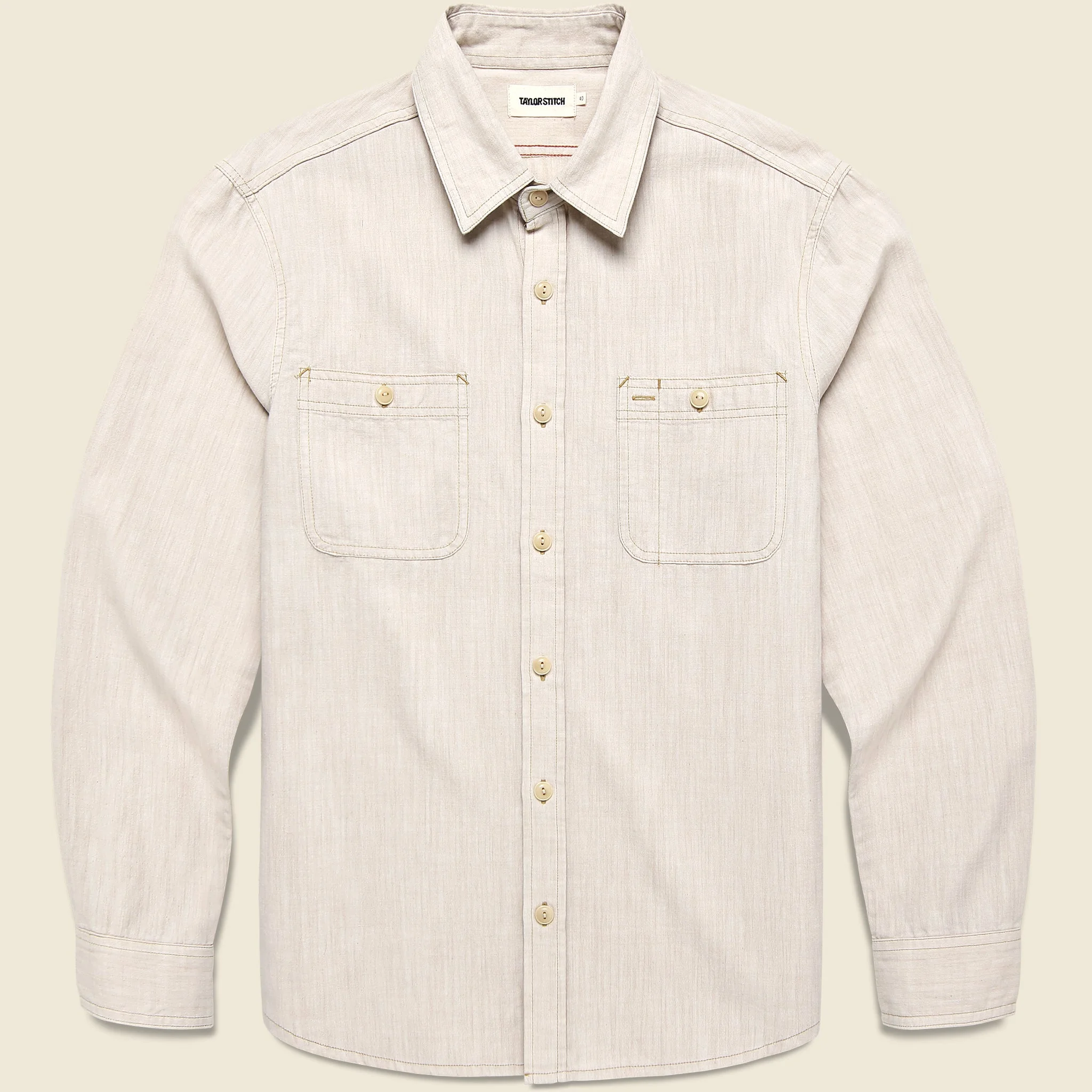 Foundry Shirt - Natural Chambray - 1