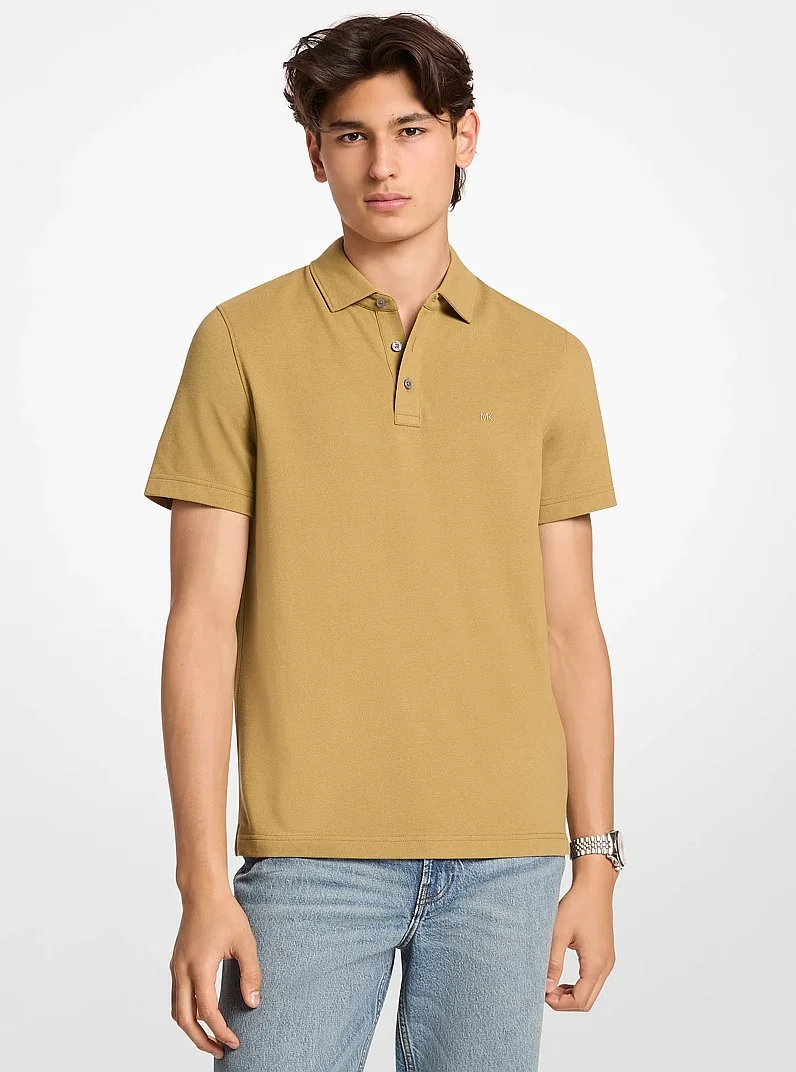 Pima Cotton Piqué Polo Shirt - 1