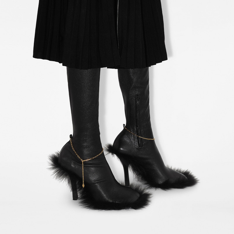 Leather Slinky Legging High Boots 5