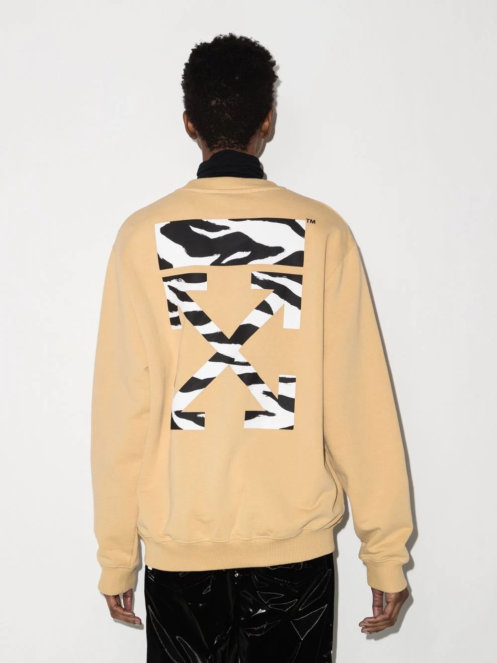 Zebra Arrows-print sweatshirt - 3