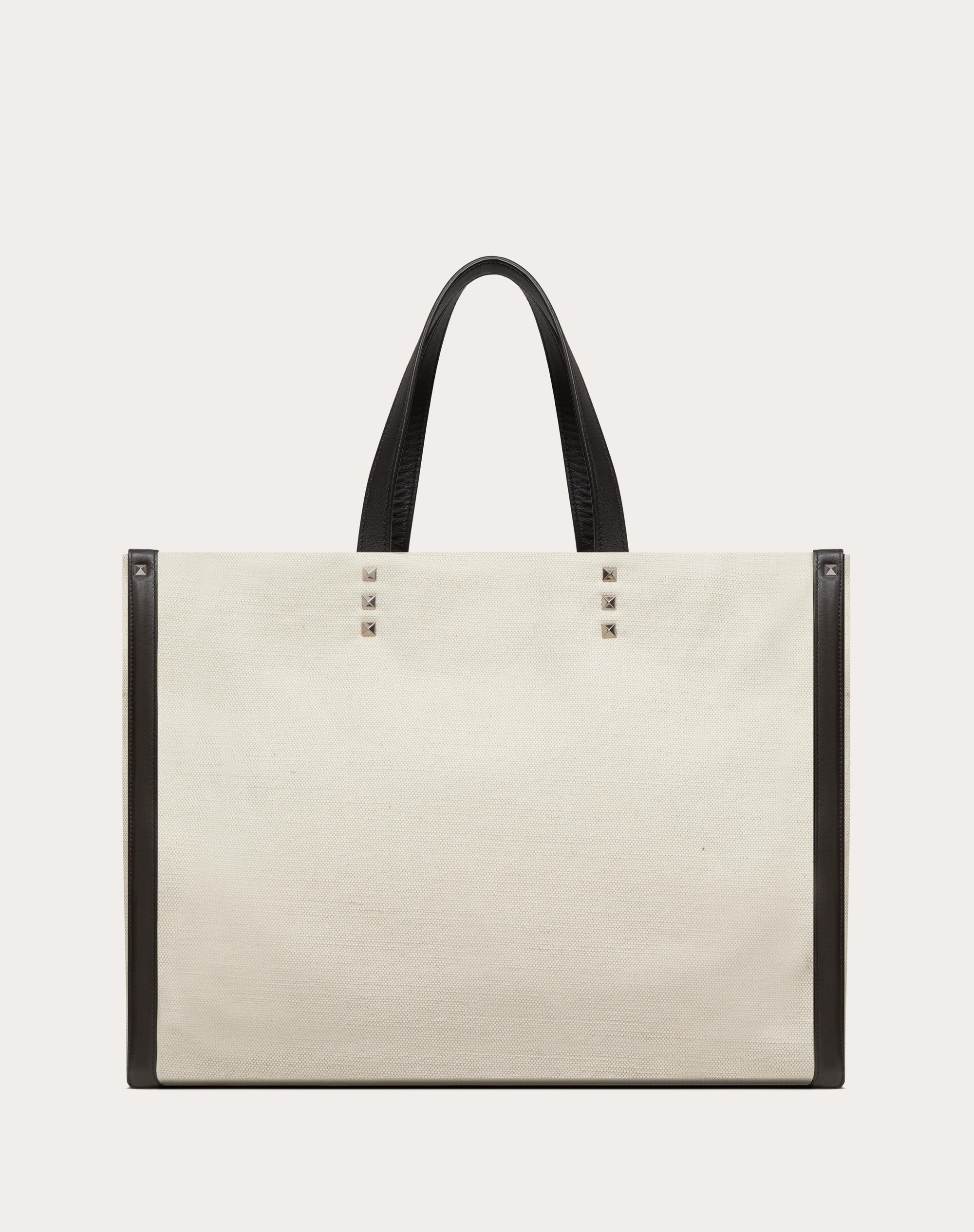 MEDIUM VLTN GRAPH CANVAS TOTE BAG - 3
