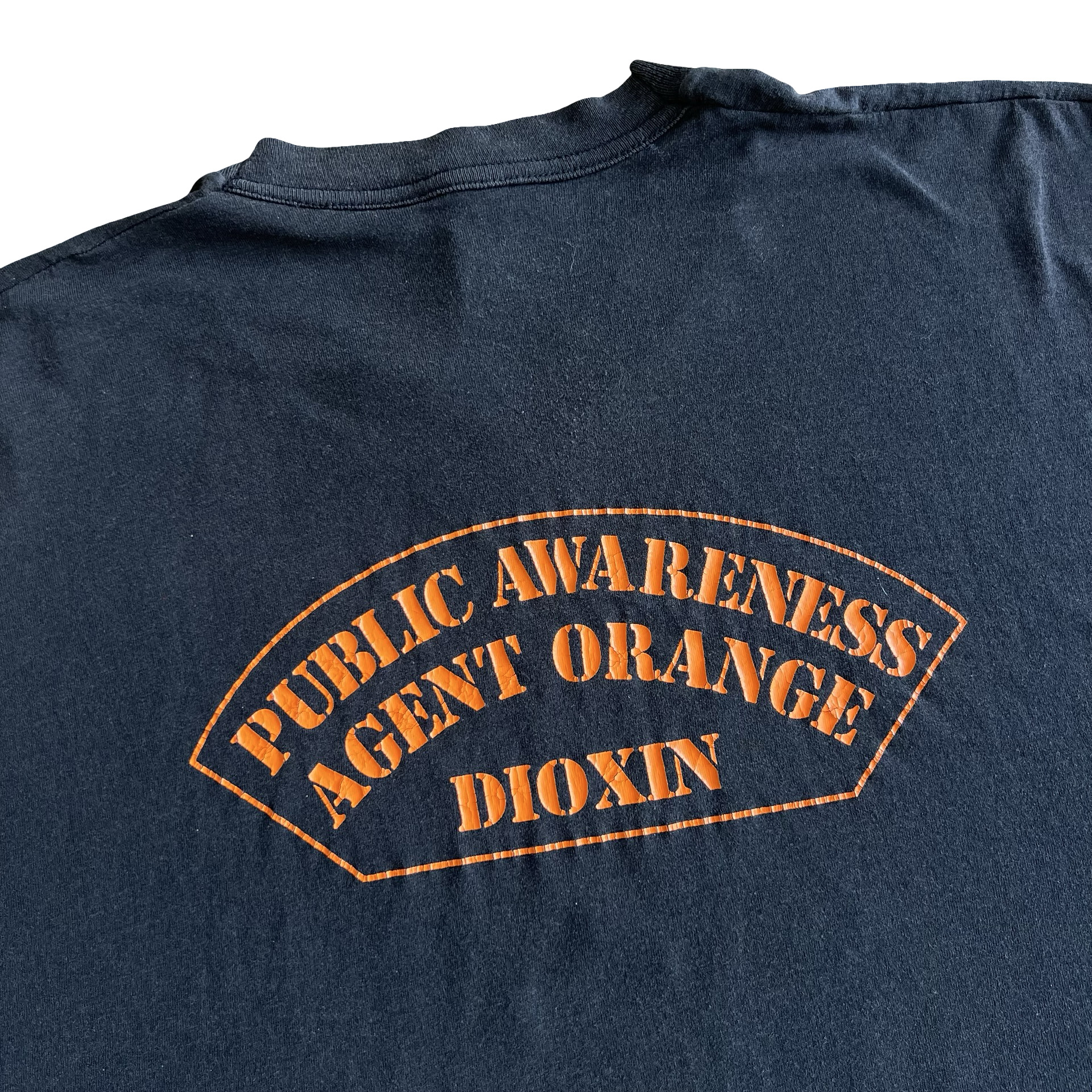 Final Blow - Vintage 80s Agent Orange Dioxin Skull T-Shirt SZ XL - 2