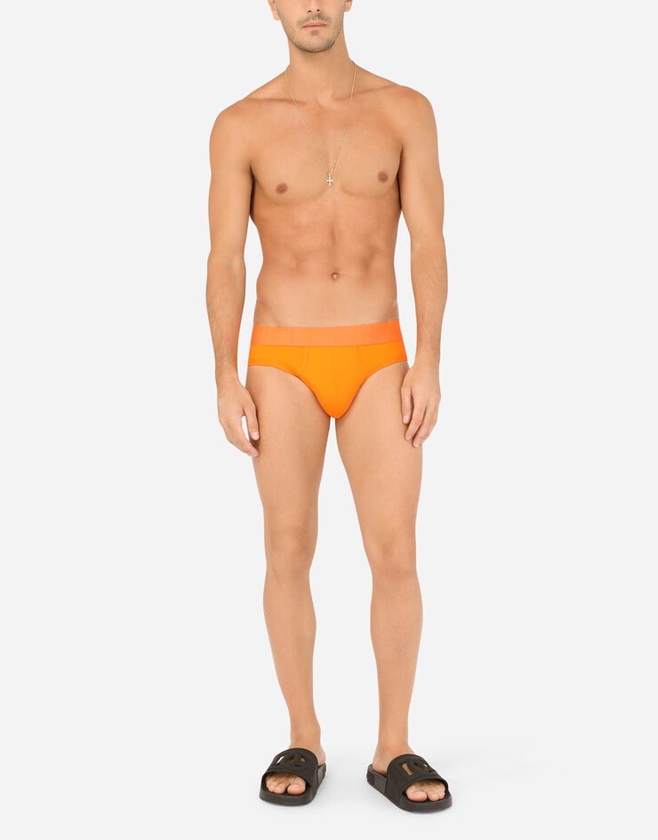 Mid-rise briefs in two-way stretch cotton - 2