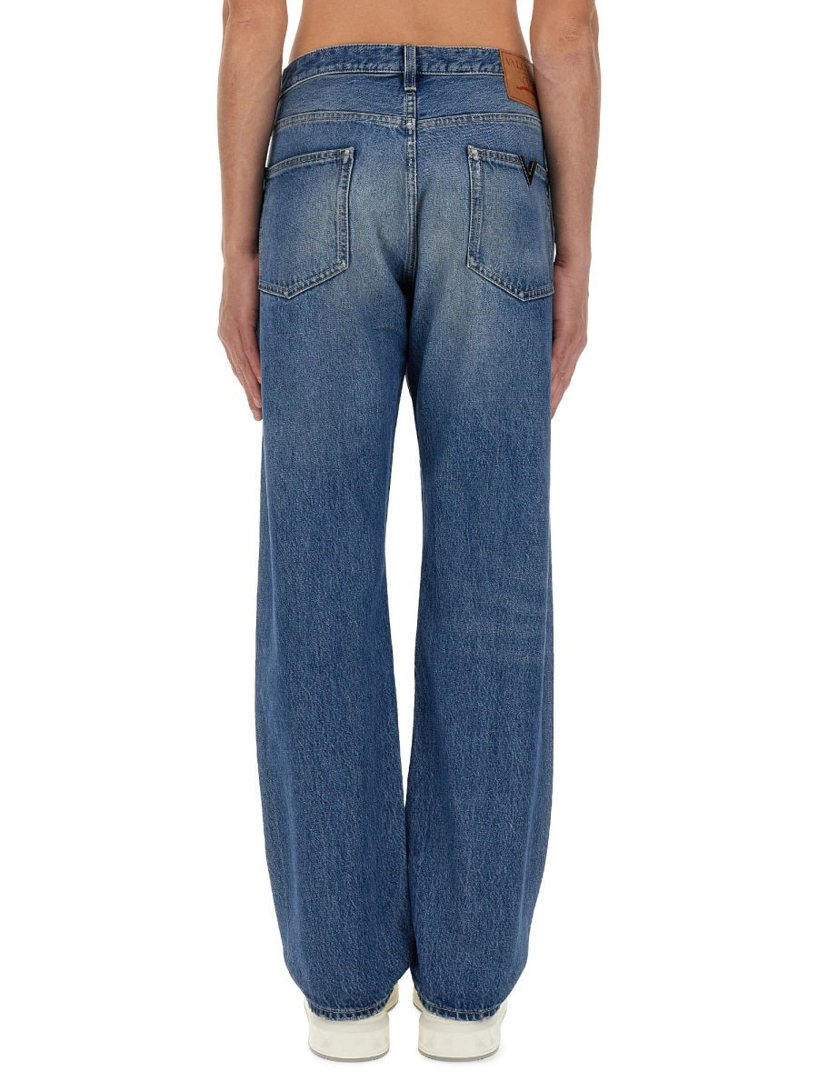 Valentino Men Jeans With Logo Detail - 3