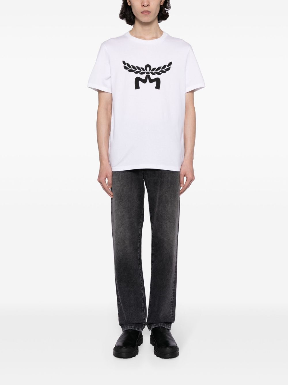 Laurel-logo cotton T-shirt - 2