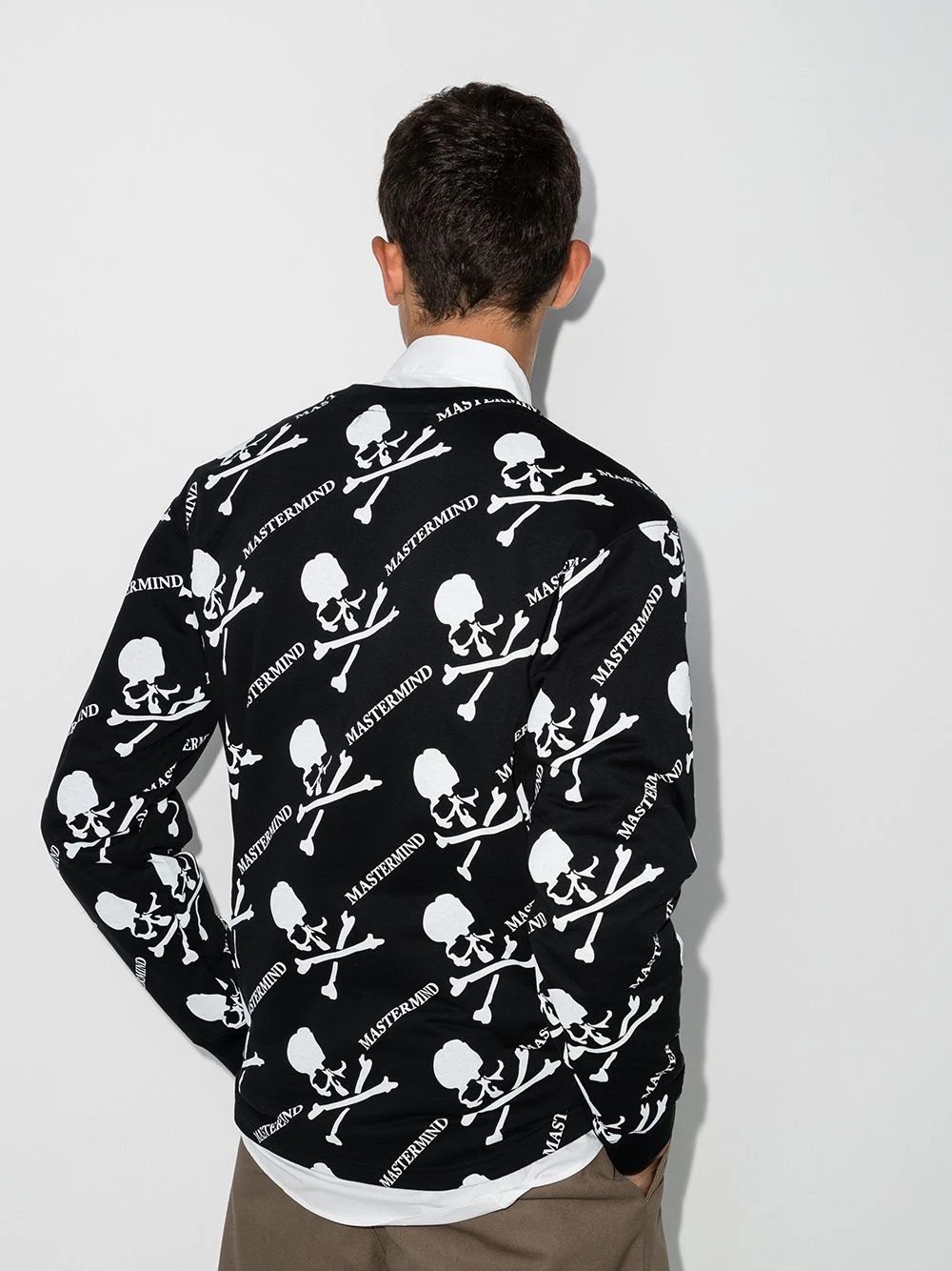 logo-print long-sleeve sweatshirt - 3