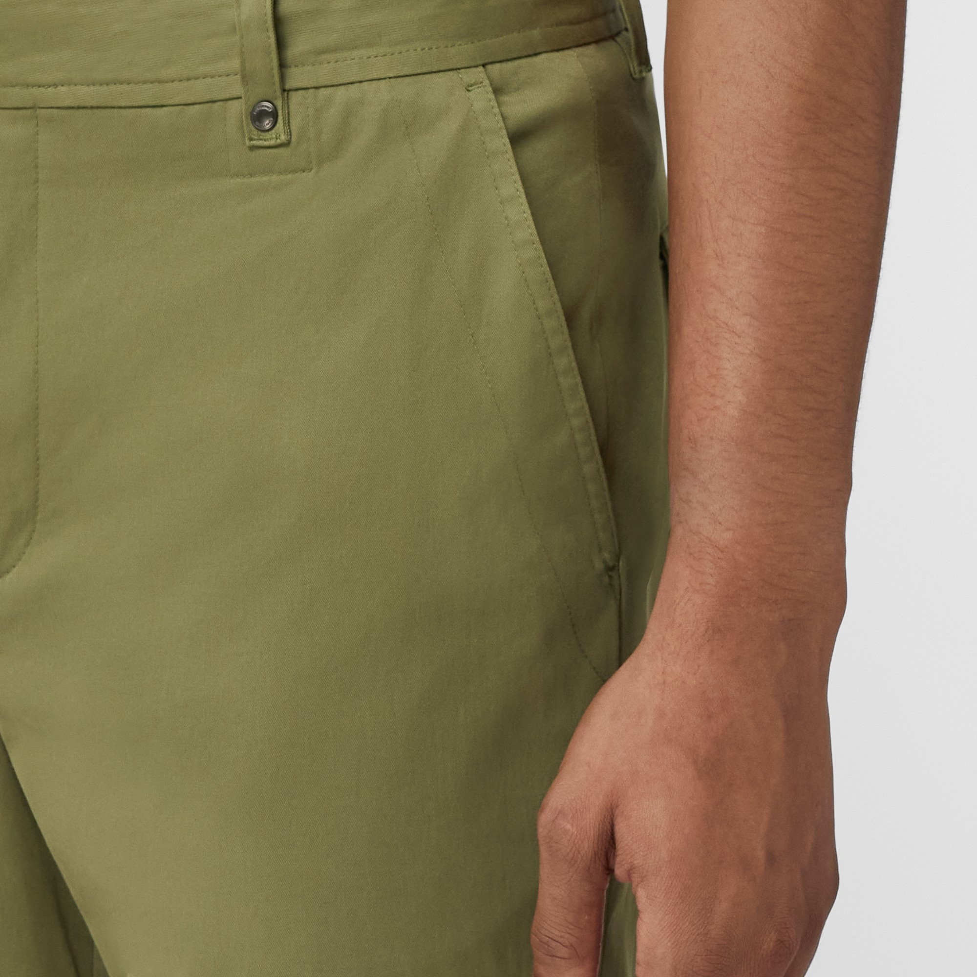 Monogram Motif Stretch Cotton Twill Chinos - 2