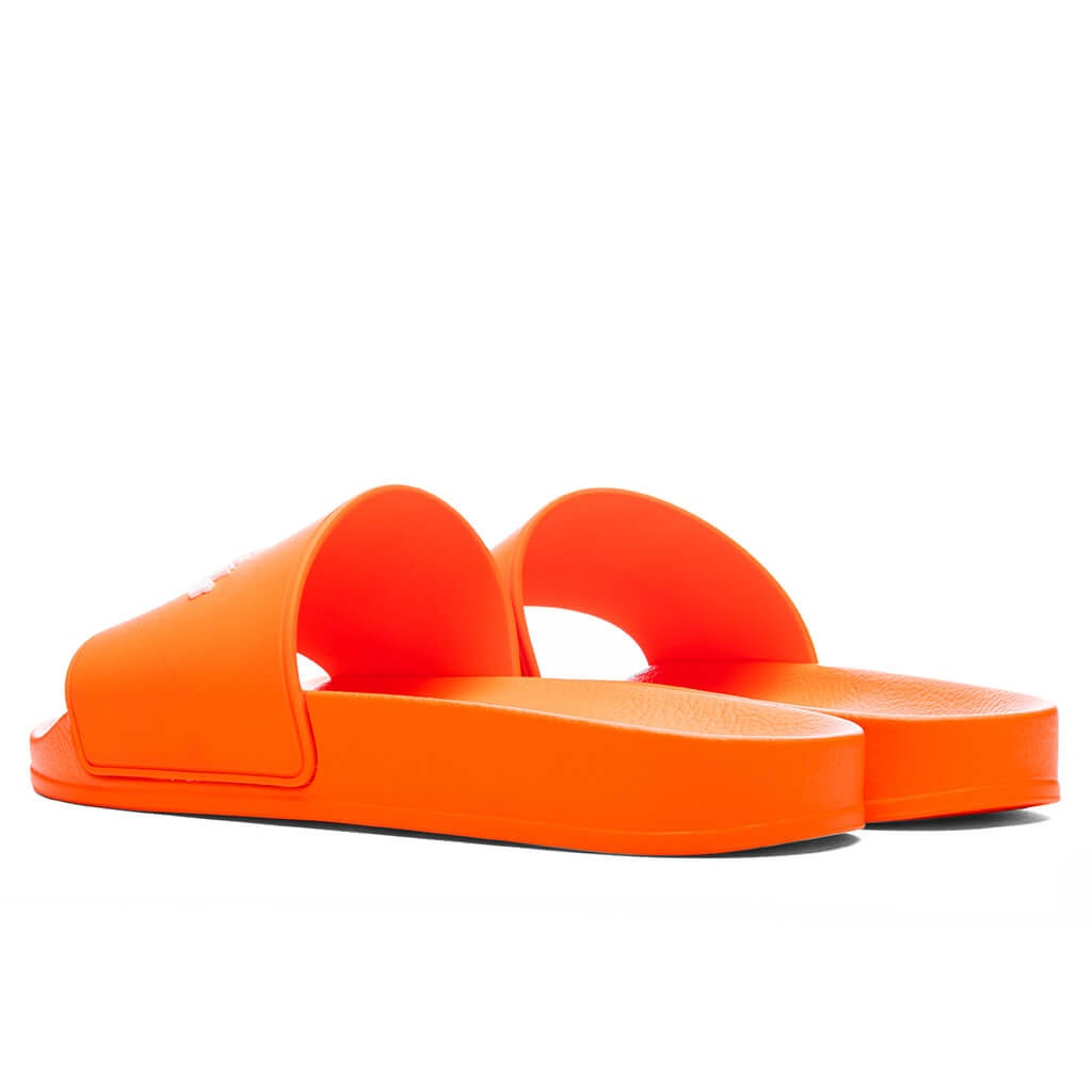 CLASSIC LOGO POOL SLIDER - ORANGE FLUORESCENT - 3
