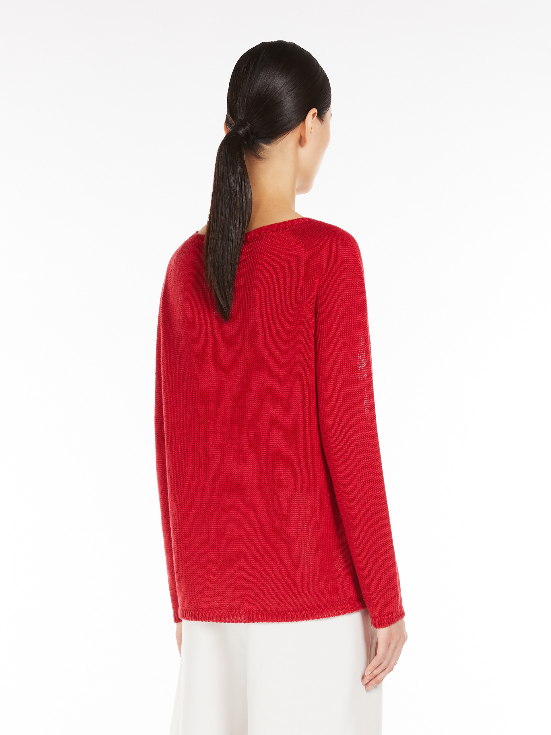 GIOLINO Long-sleeved linen sweater - 4