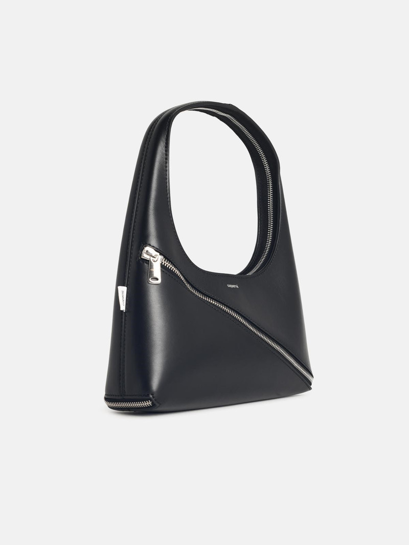 COPERNI 'BAGUETTE' BLACK LEATHER BAG outlook