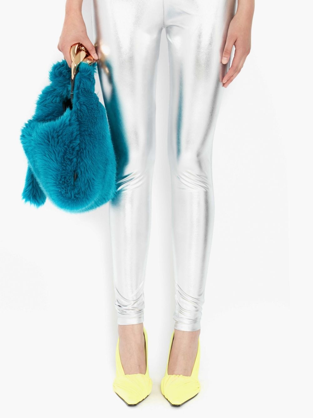 METALLIC JERSEY LEGGINGS - 5
