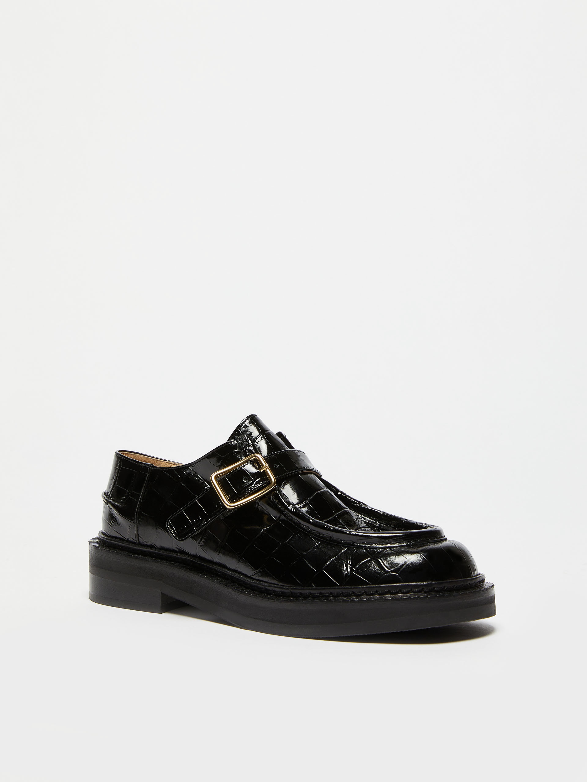 PROCIDA Crocodile-print leather moccasins - 2