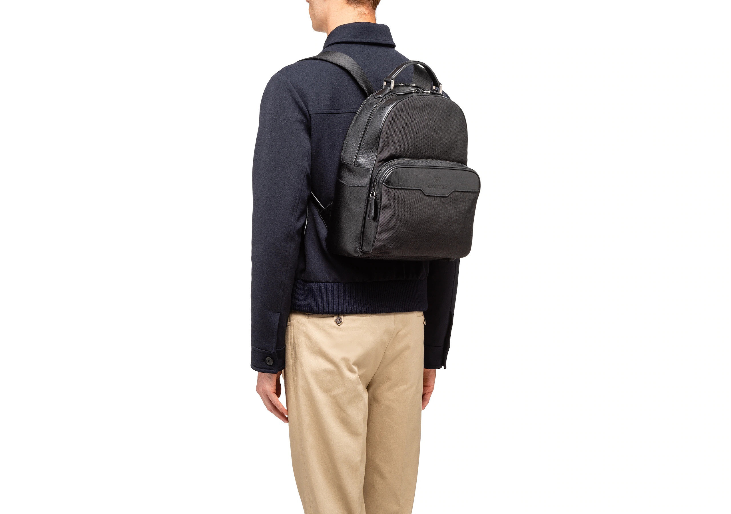 Waterford
St James Leather Tech Backpack Black - 6